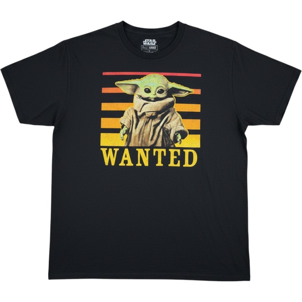 Star Wars‎ Grogu Baby Yoda Graphic Tee Black Men's 3XL Mad Engine T-Shirt